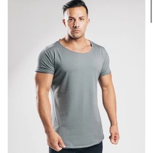 NWOT Grey Alphalete Essential Lifestyle Scoop Tee